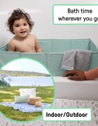 InGenuity Cadita pliabila pentru calatorii Tuckaway Travel Tub Sage