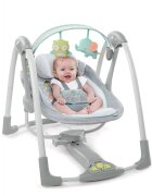 InGenuity Leagan portabil Swing n Go Portable Swing Hugs Hoots