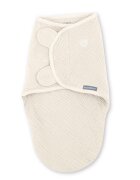 InGenuity Sistem de infasare Cream Swaddle Me 0-3 luni din muselina colectia Original