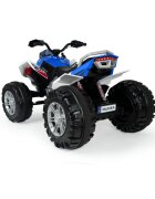 INJUSA Atv electric pentru copii Quad Rage 12V model silentios pornire cu cheie suspensii frana electrica 3 ani+