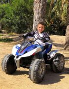 INJUSA Atv electric pentru copii Quad Rage 12V model silentios pornire cu cheie suspensii frana electrica 3 ani+