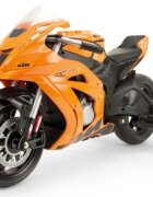 INJUSA Motocicleta electrica de curse pentru copii licenta KTM 12V include roti ajutatoare 3-6 ani