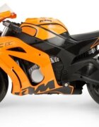 INJUSA Motocicleta electrica de curse pentru copii licenta KTM 12V include roti ajutatoare 3-6 ani