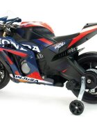 INJUSA Motocicleta electrica pentru copii 12V licentiat Honda Competition cu roti ajutatoare design sport 3-6 ani maxim 50 kg