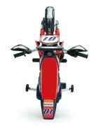 INJUSA Motocicleta electrica pentru copii 6V licentiat Repsol tip cross cu roti ajutatoare 3-6 ani