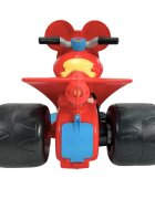 INJUSA Motocicleta electrica pentru copii licenta Disney Mickey Mouse Rosu Albastru 6V cu pedala de acceleratie 1-3 ani greutate admisa 25 kg