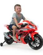 INJUSA Motocicleta electrica pentru copii licenta Honda CBR 12V include roti ajutatoare 3-6 ani