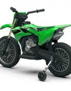 INJUSA Motocicleta electrica pentru copii licenta Kawasaki KX85 6V include roti ajutatoare 2-5 ani
