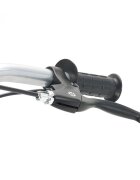 INJUSA Motocicleta electrica pentru copii X-Treme Blue Fighter 24V pentru orice tip de teren roti gonflabile 6 ani+