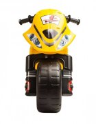 INJUSA Motocicleta pentru copii Moto Winner Galben cu roti mari si design sportiv 3 ani+