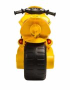 INJUSA Motocicleta pentru copii Moto Winner Galben cu roti mari si design sportiv 3 ani+