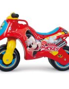 INJUSA Motocicleta pentru copii Neox licenta Disney Mickey Mouse Rosu Albastru ride-on fara pedale 18-36 luni greutate admisa 30 kg
