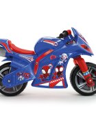INJUSA Motocicleta pentru copii ride-on Winner Spidey XL 3 ani+ licenta Marvel Studios Spiderman Rosu Albastru greutate admisa 50 kg
