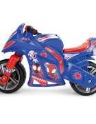 INJUSA Motocicleta pentru copii ride-on Winner Spidey XL 3 ani+ licenta Marvel Studios Spiderman Rosu Albastru greutate admisa 50 kg