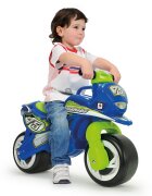 INJUSA Motocicleta pentru copii Tundra Tornado Blue cu roti late greutate admisa 30 kg varsta 18 luni+