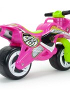 INJUSA Motocicleta pentru copii Tundra Tornado Roz cu roti late greutate admisa 30 kg varsta 18 luni+