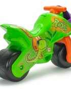 INJUSA Motocicleta pentru copii Twin Dino 18 luni+ roti late din plastic greutate admisa 30 kg