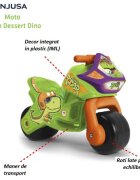 INJUSA Motocicleta pentru copii Twin Dino 18 luni+ roti late din plastic greutate admisa 30 kg