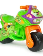 INJUSA Motocicleta pentru copii Twin Dino 18 luni+ roti late din plastic greutate admisa 30 kg