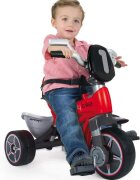 INJUSA Tricicleta evolutiva pentru copii Body Special Red cu maner parental cadru din aluminiu suport picioare bara detasabila roti Eva cosulet geanta varsta 10 luni+