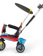 INJUSA Tricicleta evolutiva pentru copii licenta Disney Mickey Mouse cu maner parental anvelope EVA 10 luni-3 ani Multicolor