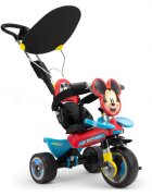 INJUSA Tricicleta evolutiva pentru copii licenta Disney Mickey Mouse cu maner parental anvelope EVA 10 luni-3 ani Multicolor
