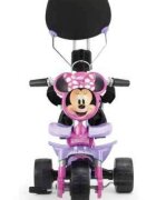 INJUSA Tricicleta evolutiva pentru copii licenta Disney Minnie Mouse cu maner parental anvelope EVA 10 luni-3 ani