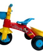 INJUSA Tricicleta pentru copii licenta Disney Mickey Mouse Multicolor cu pedale 1-3 ani greutate admisa 25 kg cosulete pentru accesorii