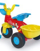 INJUSA Tricicleta pentru copii licenta Disney Mickey Mouse Multicolor cu pedale 1-3 ani greutate admisa 25 kg cosulete pentru accesorii