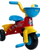 INJUSA Tricicleta pentru copii licenta Disney Mickey Mouse Multicolor cu pedale 1-3 ani greutate admisa 25 kg cosulete pentru accesorii