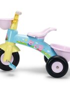 INJUSA Tricicleta pentru copii Peppa Pig cu pedale 62x42x46 cm greutate admisa 25 kg 1-3 ani