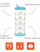 Innobaby Set 5 recipiente suprapuse Zoo Animal Blueberry