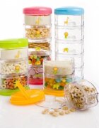 Innobaby Set 5 recipiente suprapuse Zoo Animal Mango