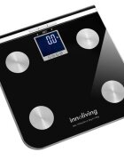 INNOLIVING Cantar electronic cu analiza corporala INN-117 cu ecran mare iluminat