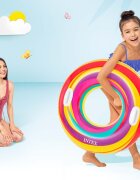 INTEX Colac gonflabil cu manere 91 cm Multicolor