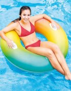 INTEX Colac gonflabil de inot cu manere 119 cm Multicolor