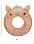 INTEX Colac gonflabil pentru inot 84cm x 76cm Animalut Roz