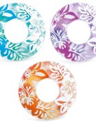 INTEX Colac gonflabil pentru inot 91 cm Blue Flowers