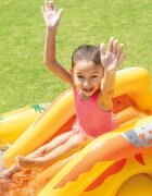 INTEX Loc de joaca 5 in 1 pentru copii Mini Aqua Park gonflabil acvatic pentru gradina dimensiune 249 x 191 x 109 cm
