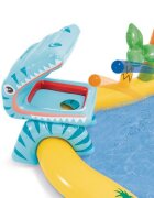 INTEX Loc de joaca 5 in 1 pentru copii Mini Aqua Park gonflabil acvatic pentru gradina dimensiune 249 x 191 x 109 cm