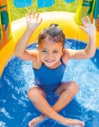 INTEX Loc de joaca 5 in 1 pentru copii Mini Aqua Park gonflabil acvatic pentru gradina dimensiune 249 x 191 x 109 cm