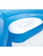INTEX Piscina gonflabila de gradina cu 4 locuri si spatar din PVC dimensiune 229 x 229 x 66 cm volum 882 L