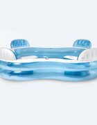 INTEX Piscina gonflabila de gradina cu 4 locuri si spatar din PVC dimensiune 229 x 229 x 66 cm volum 882 L