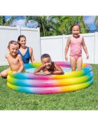 INTEX Piscina gonflabila multicolor pentru copii Rainbow 330 litri 147 x 33 cm