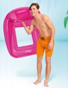 INTEX Saltea gonflabila tip Fotoliu cu spatar 104 x 102 cm Pink