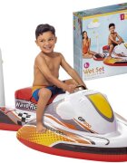 INTEX Scuter de apa gonflabil pentru copii echipat cu un maner solid si ergonomic design modern tip Jet Ski