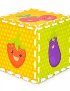 iPlay Salteluta de joaca pentru copii 86 x 86 x 1 cm 0393 Fructe si legume