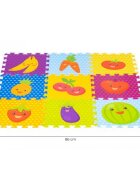 iPlay Salteluta de joaca pentru copii 86 x 86 x 1 cm 0393 Fructe si legume