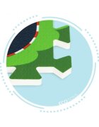iPlay Salteluta de joaca tip puzzle cu 12 elemente City