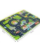 iPlay Salteluta de joaca tip puzzle cu 12 elemente City